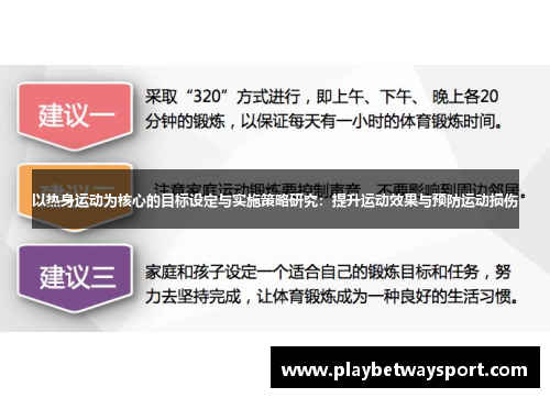 以热身运动为核心的目标设定与实施策略研究：提升运动效果与预防运动损伤